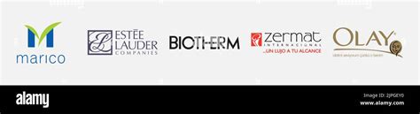 Biotherm logo, olay logo, Marico logo, Zermat logo, Estee Lauder logo ...