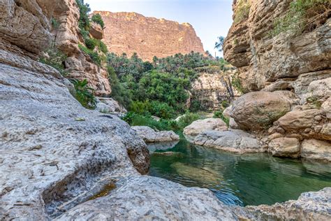 Wadi Tiwi Waterfall in Oman, Oman