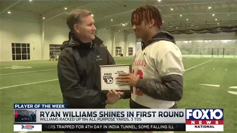 Player of the Week: Saraland's Ryan Williams - YouTube