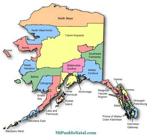 Pin on Haritalar | Alaska map, Visit alaska, Alaska