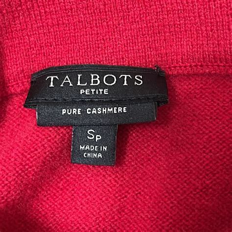 Talbots Sp Pure Cashmere Turtleneck Sweater - Gem