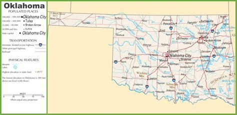 Oklahoma State Maps | Usa | Maps Of Oklahoma (Ok) with Oklahoma State ...