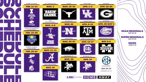 LSU Softball Announces 2022 Schedule – LSU