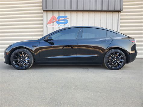 2018 Tesla Model 3 - Black/Black | American Supercars