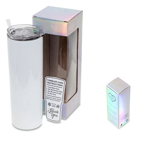 Custom Logo Printing Holographic Tumbler Packaging Shipping Boxes With ...