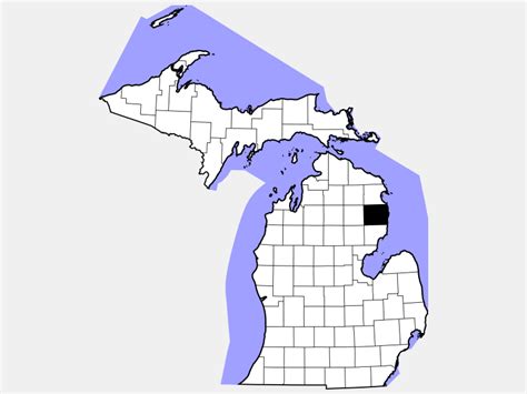 Alcona County, MI - Geographic Facts & Maps - MapSof.net