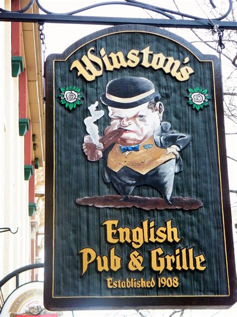 Winston's English Pub & Grille - a photo on Flickriver | Pub signs ...