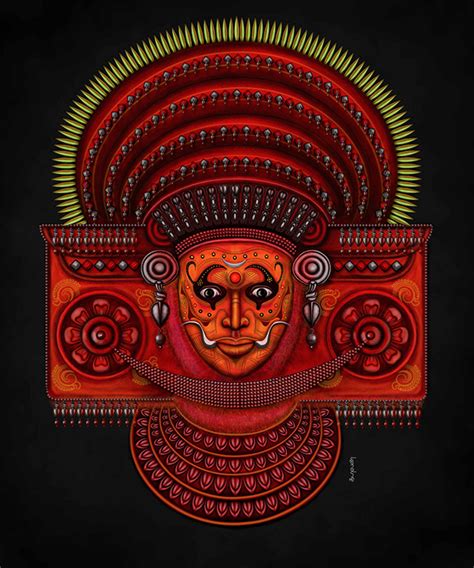 Theyyam [Digital Painting ] on Behance