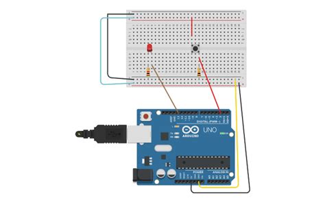 Circuit design Arduino Button Presser | Tinkercad