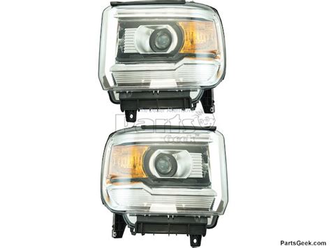 14 2014 GMC Sierra 1500 Headlight Assembly - Body Electrical - Action ...