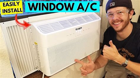 ️ Easily Install a Window Air Conditioner A/C Unit - How To -Jonny DIY ...