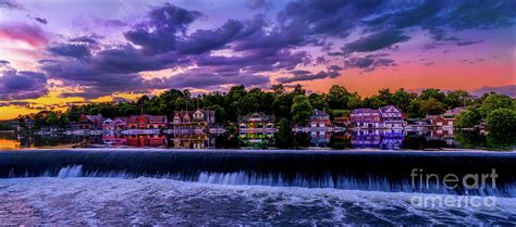 Boathouse Row Philly Lights Photograph by Frank O'Neill - Fine Art America