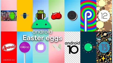 All Android Easter Egg | Android 1 - 13 | Every Version | Evolution ...