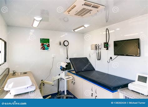 Interior of a Mobile Clinic on a Truck Editorial Stock Image - Image of equipment, help: 138282434