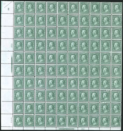 US Stamps Price Scott Catalog #331 - 1c 1908 Franklin