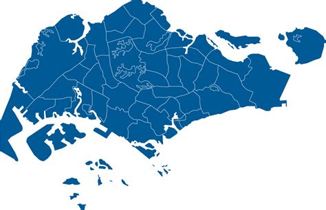 Singapore Political Map Divide By State 14028375 Png - vrogue.co