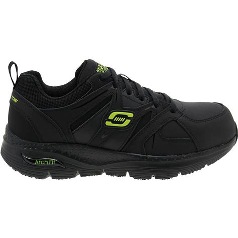 Skechers Work Arch Fit Sellian | Mens Safety Toe Work Shoes | Rogan's Shoes