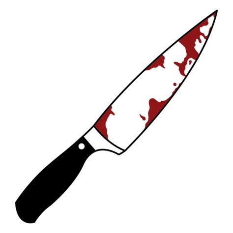 Knife With Blood Clipart Png