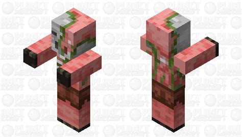 Custom Zombie Piglin (Pigman Skin) Minecraft Mob Skin