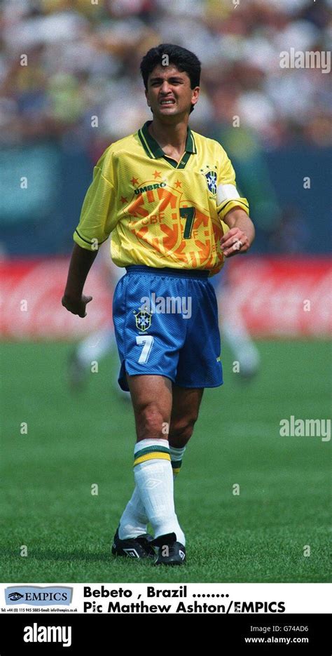 International Soccer - Fifa World Stars Team v Brazil. Bebeto , Brazil Stock Photo - Alamy