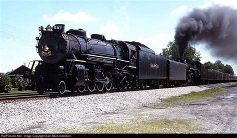 RailPictures.Net Photo: NKP 587 Nickel Plate Road Steam 2-8-2 at Dunfee, Indiana by Sam Beck ...