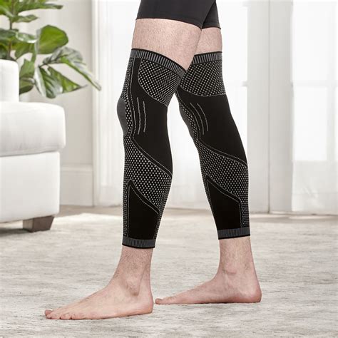 The Full Leg Compression Sleeves - Hammacher Schlemmer