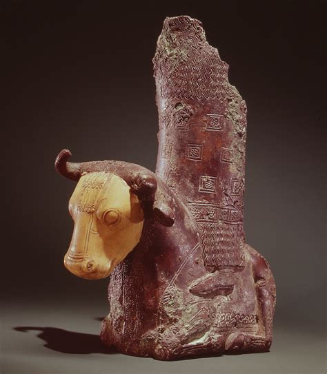 Part of a throne with deity on a bull | Urartian | Iron Age III | The Met