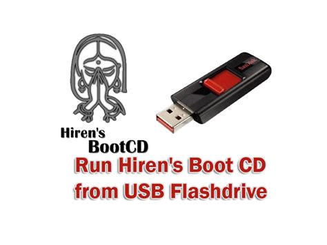 Run Hiren's Boot CD from USB Flashdrive