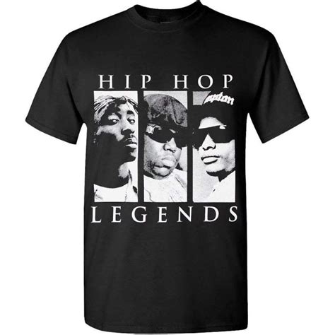 Hip Hop Legends T-Shirt Hip Hop Style Men, Selfies, 2pac T Shirt ...