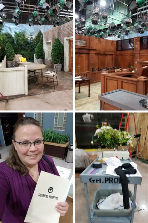 On the set of General Hospital! Rural Mom