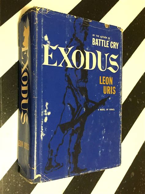 Exodus by Leon Uris (1958) hardcover book