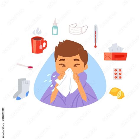 Sick Flu Clipart