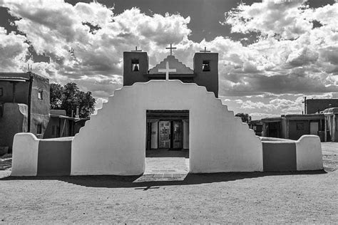 Taos Pueblo, New Mexico, Black and White - Travel Past 50