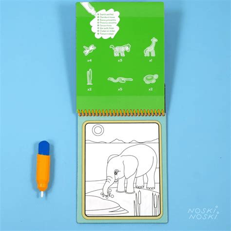 Wodna kolorowanka wielokrotnego użytku Water Wow! Safari - zabawka kreatywna dla dzieci 3 ...
