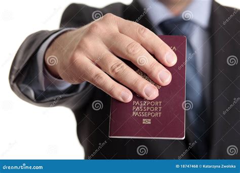 Polish Passport stock photo. Image of showing, borders - 18747468