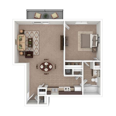 Floor Plan Details | Black Hawk Apartments | Fort Wayne, IN