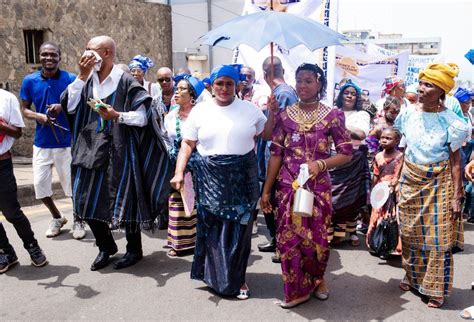 Cultural parade in Freetown celebrating the founding of Freetown 230 ...