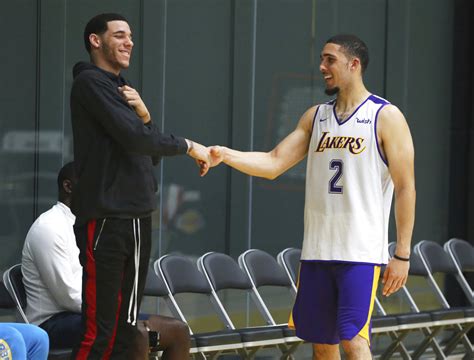 LiAngelo Ball works out for Lakers with Lonzo looking on | Inquirer Sports