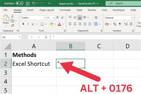 How to Insert a Degree Symbol in Excel: 7 Quick Ways – Master Data Skills + AI