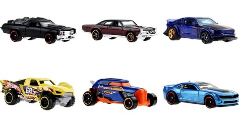 Buy Hot Wheels Japanese Vehicles Themed Multipack of 6 Toy Cars, 1:64 Scale, Authentic Decos ...