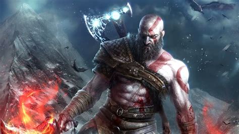 1920x1080px | free download | HD wallpaper: Kratos, God of War, fan art, artwork, digital art ...