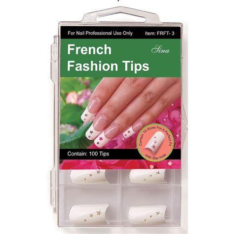 French Fashion tips, stjärnor (100 st) | Gocciani