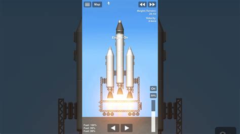 Rocket 3 re launch space flight simulator game - YouTube