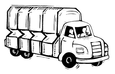 Pickup truck clipart black and white free 3 – Clipartix