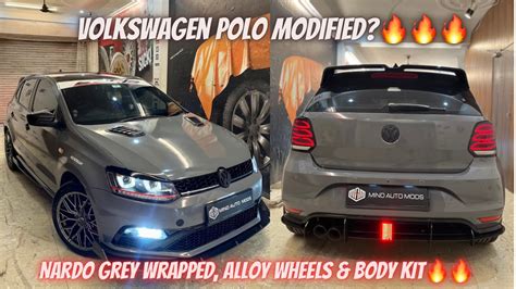 Volkswagen POLO Modified | VW Polo BodyKit, Alloy Wheels, Nardo Grey WRAPPED | VW Polo ...