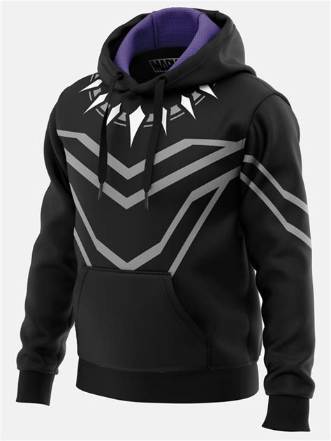 Black Panther Suit | Marvel Official Hoodie | Redwolf