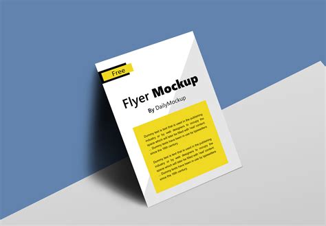 Free Flyer Mockup Template PSD 2023 - Daily Mockup