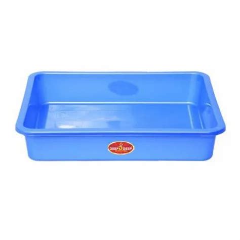 Rectangular Blue Plastic Tray, Packaging Type: Box at Rs 55/piece in Indore