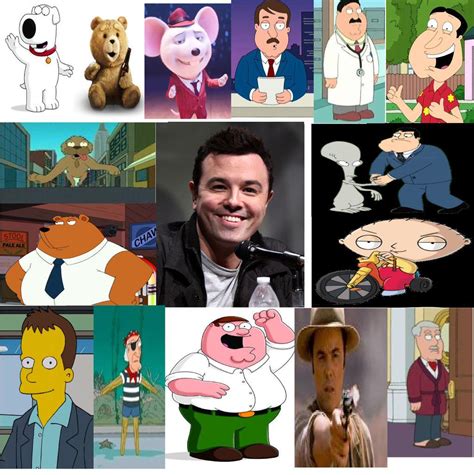 Seth MacFarlane voices Peter, Brian, Stewie, Quagmire, Carter, Tom ...