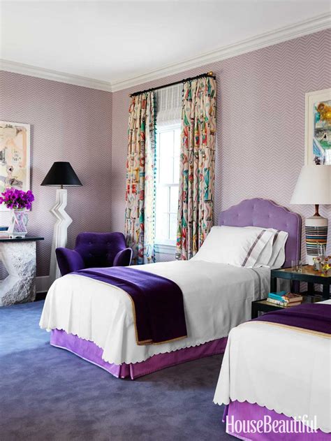 13 Soothing Purple Bedroom Ideas for the Most Relaxing Sleep Ever | Purple bedrooms, Guest ...